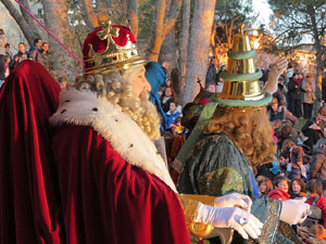 La Cavalcada de Reis 2015. El campament reial als Jardins de la Muralla