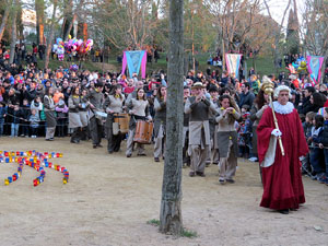 La Cavalcada de Reis 2015. El campament reial als Jardins de la Muralla