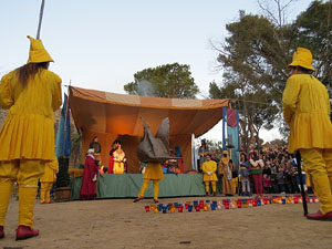 La Cavalcada de Reis 2015. El campament reial als Jardins de la Muralla
