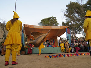 La Cavalcada de Reis 2015. El campament reial als Jardins de la Muralla
