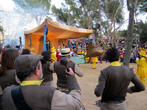 La Cavalcada de Reis 2015. El campament reial als Jardins de la Muralla