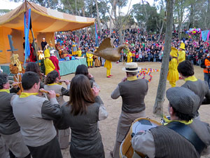 La Cavalcada de Reis 2015. El campament reial als Jardins de la Muralla