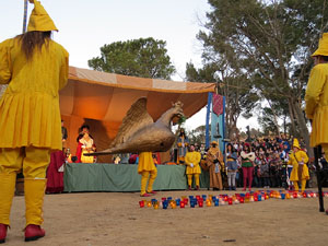 La Cavalcada de Reis 2015. El campament reial als Jardins de la Muralla