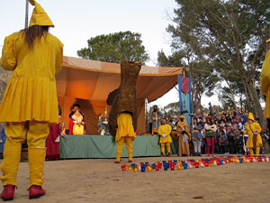 La Cavalcada de Reis 2015. El campament reial als Jardins de la Muralla