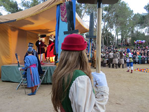 La Cavalcada de Reis 2015. El campament reial als Jardins de la Muralla