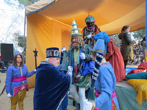 La Cavalcada de Reis 2015. El campament reial als Jardins de la Muralla