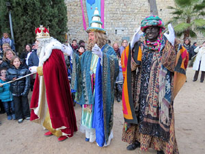La Cavalcada de Reis 2015. El campament reial als Jardins de la Muralla