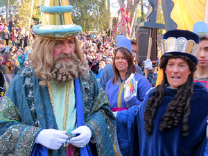 La Cavalcada de Reis 2015. El campament reial als Jardins de la Muralla