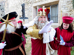 La Cavalcada de Reis 2015. El campament reial als Jardins de la Muralla