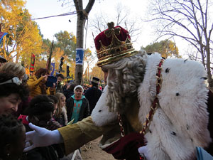 La Cavalcada de Reis 2015. El campament reial als Jardins de la Muralla