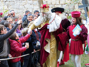 La Cavalcada de Reis 2015. El campament reial als Jardins de la Muralla
