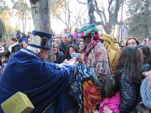 La Cavalcada de Reis 2015. El campament reial als Jardins de la Muralla