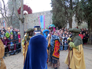 La Cavalcada de Reis 2015. El campament reial als Jardins de la Muralla