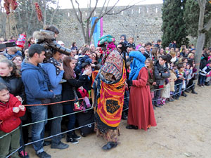 La Cavalcada de Reis 2015. El campament reial als Jardins de la Muralla