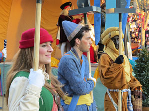 La Cavalcada de Reis 2015. El campament reial als Jardins de la Muralla