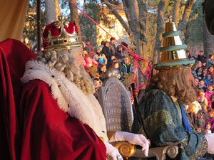 La Cavalcada de Reis 2015. El campament reial als Jardins de la Muralla