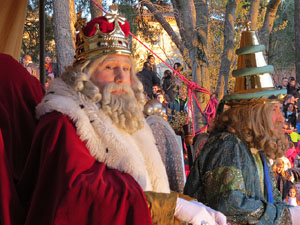 La Cavalcada de Reis 2015. El campament reial als Jardins de la Muralla