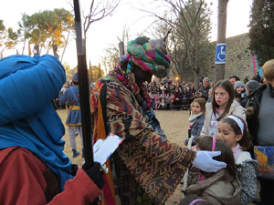 La Cavalcada de Reis 2015. El campament reial als Jardins de la Muralla