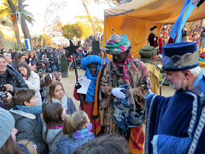 La Cavalcada de Reis 2015. El campament reial als Jardins de la Muralla