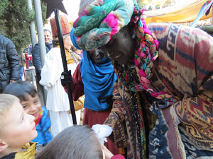 La Cavalcada de Reis 2015. El campament reial als Jardins de la Muralla