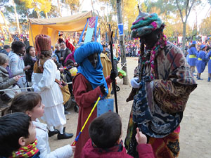 La Cavalcada de Reis 2015. El campament reial als Jardins de la Muralla