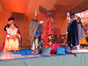 La Cavalcada de Reis 2015. El campament reial als Jardins de la Muralla