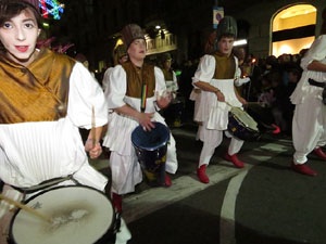 La Cavalcada de Reis 2015. Desfilada pels carrers de la ciutat, fins la pla&ccedil;a del Vi
