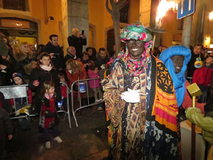 La Cavalcada de Reis 2015. Desfilada pels carrers de la ciutat, fins la pla&ccedil;a del Vi