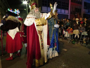 La Cavalcada de Reis 2015. Desfilada pels carrers de la ciutat, fins la pla&ccedil;a del Vi