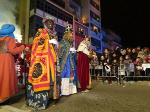 La Cavalcada de Reis 2015. Desfilada pels carrers de la ciutat, fins la pla&ccedil;a del Vi