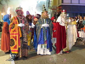 La Cavalcada de Reis 2015. Desfilada pels carrers de la ciutat, fins la pla&ccedil;a del Vi