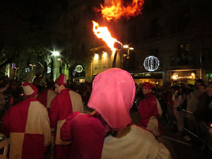 La Cavalcada de Reis 2015. Desfilada pels carrers de la ciutat, fins la pla&ccedil;a del Vi