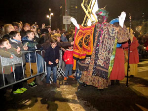 La Cavalcada de Reis 2015. Desfilada pels carrers de la ciutat, fins la pla&ccedil;a del Vi