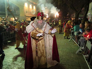 La Cavalcada de Reis 2015. Desfilada pels carrers de la ciutat, fins la pla&ccedil;a del Vi