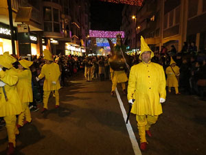 La Cavalcada de Reis 2015. Desfilada pels carrers de la ciutat, fins la pla&ccedil;a del Vi
