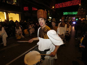La Cavalcada de Reis 2015. Desfilada pels carrers de la ciutat, fins la pla&ccedil;a del Vi