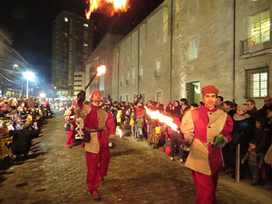 La Cavalcada de Reis 2015. Desfilada pels carrers de la ciutat, fins la pla&ccedil;a del Vi