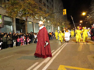 La Cavalcada de Reis 2015. Desfilada pels carrers de la ciutat, fins la pla&ccedil;a del Vi