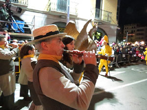 La Cavalcada de Reis 2015. Desfilada pels carrers de la ciutat, fins la pla&ccedil;a del Vi
