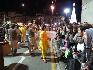 La Cavalcada de Reis 2015. Desfilada pels carrers de la ciutat, fins la pla&ccedil;a del Vi