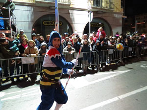 La Cavalcada de Reis 2015. Desfilada pels carrers de la ciutat, fins la pla&ccedil;a del Vi