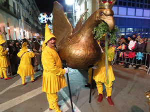 La Cavalcada de Reis 2015. Desfilada pels carrers de la ciutat, fins la pla&ccedil;a del Vi