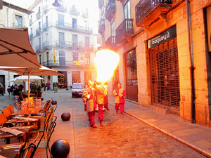 La Cavalcada de Reis 2015. La precavalcada pels carrers de Girona