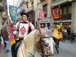 La Cavalcada de Reis 2015. La precavalcada pels carrers de Girona