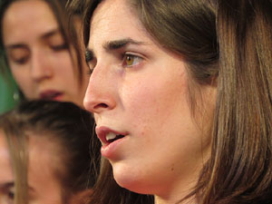 Festival A Capella 2015. Cor de la Universitat de Girona a la pla&ccedil;a de la Independ&egrave;ncia