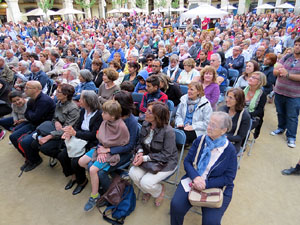 Festival A Capella 2015. Gospelians de Girona a la pla&ccedil;a de la Independ&egrave;ncia