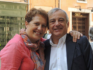 Diada Nacional 2015. Ofrena floral a Carles Rahola a la Rambla de la Llibertat