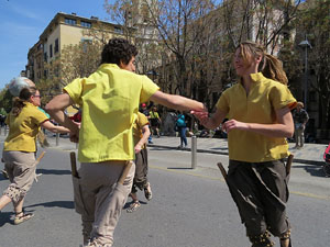 Festes de Primavera de Girona 2015. Cercavila amb el Tarlà