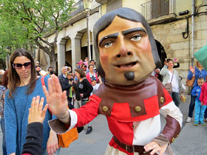 Festes de Primavera de Girona 2015. Cercavila amb el Tarlà