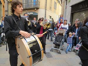 Festes de Primavera de Girona 2015. Presentació de la Mula Baba